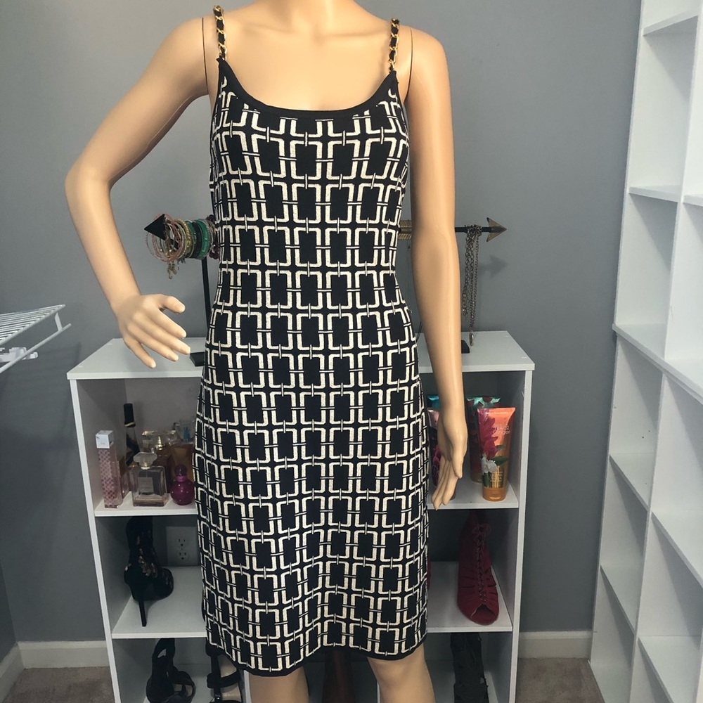 Adrienne Vittadini size Black and gold dress